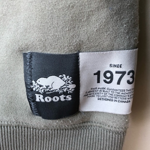 Sage green Roots crew neck - Picture 4 of 4